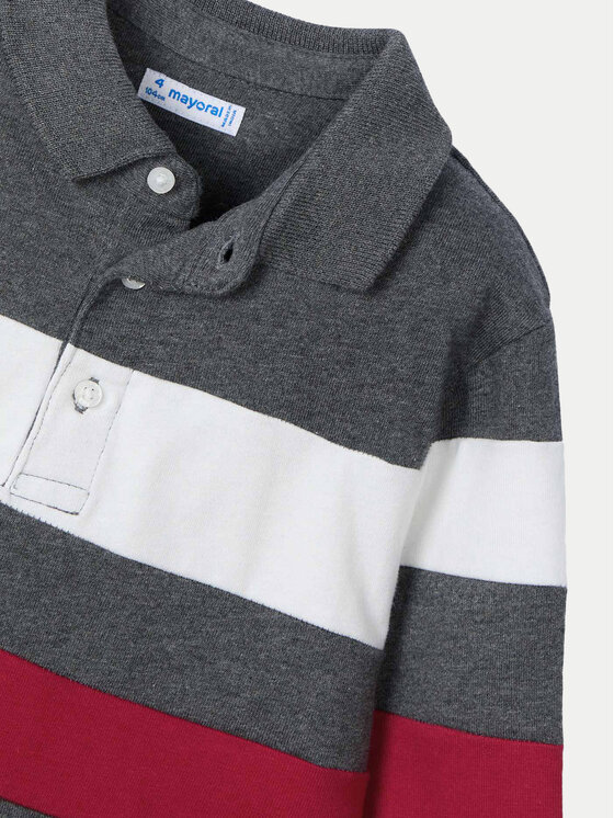 Mayoral Mayoral Polo marškinėliai 4103 Pilka Regular Fit