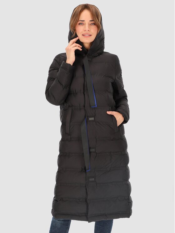 Perso Perso Kurtka damska BLH231010F Czarny Regular Fit