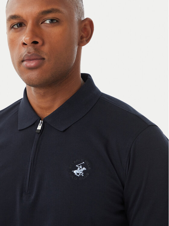Beverly Hills Polo Club Beverly Hills Polo Club Polo M2734 Σκούρο μπλε Regular Fit