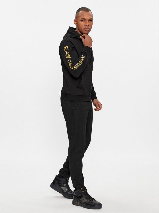 EA7 Emporio Armani EA7 Emporio Armani Mikina 7M000568 AF13512 MC004 Černá Regular Fit