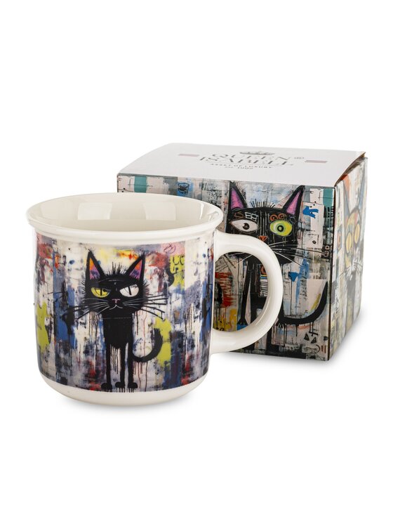 MIAhome MIAhome Kubek porcelanowy w pudełku 400 ml GAGATEK II Biały