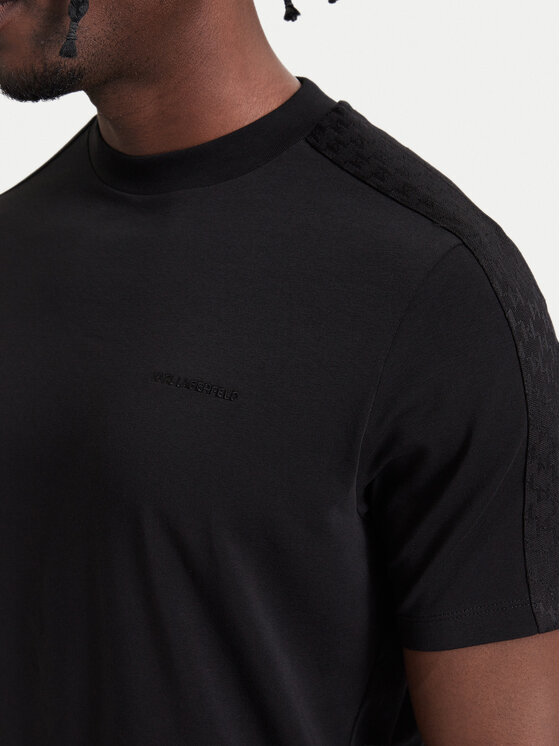 KARL LAGERFELD KARL LAGERFELD T-Shirt 755045 564235 Czarny Regular Fit