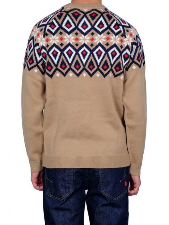 SUN68 SUN68 Maglione q-dav-50471 Beige Regular Fit