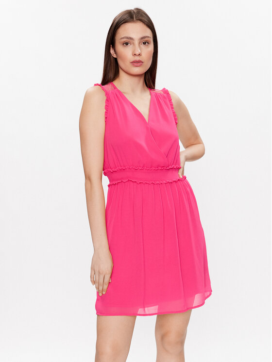 NAF NAF Obleka Koliane XENR50 Roza Regular Fit