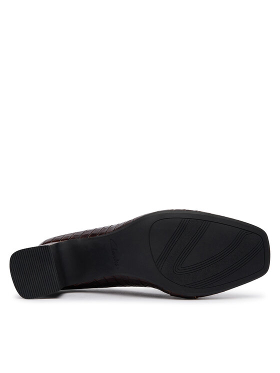Clarks Clarks Czółenka Fernie Edge 26327185 Brązowy ciemny
