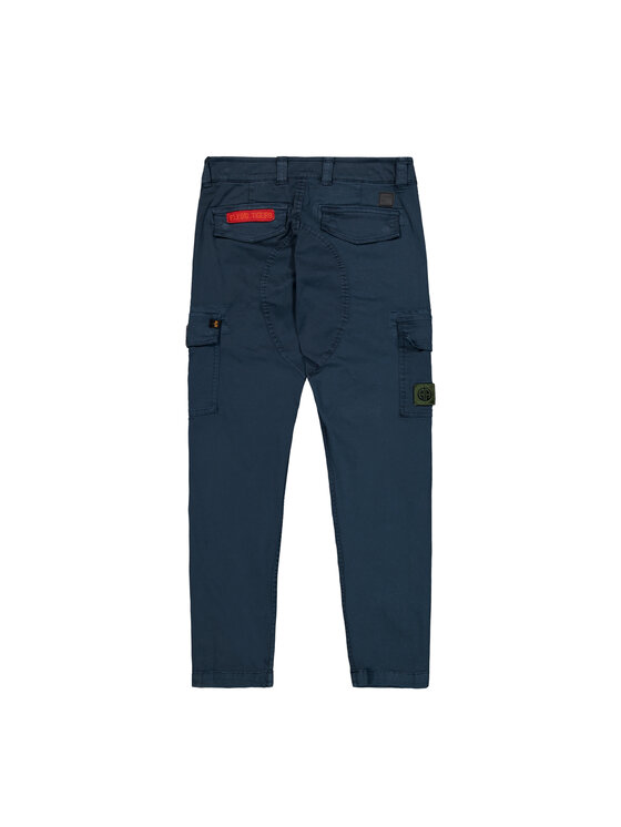 Alpha Industries Alpha Industries Spodnie materiałowe Petrol Patch 178207 Granatowy Slim Fit