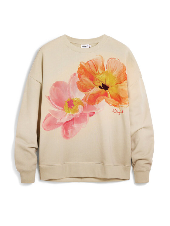 Desigual Desigual Sweatshirt Noah 26SWSK05 Beige Regular Fit