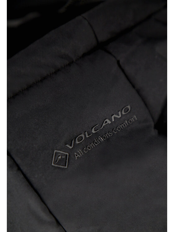 Volcano Volcano Kurtka puchowa J-GILBERT Czarny Regular Fit