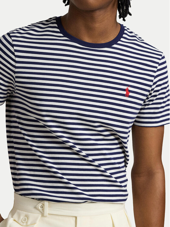 Polo Ralph Lauren Polo Ralph Lauren Футболка 710956828001 Cиній Custom Slim Fit