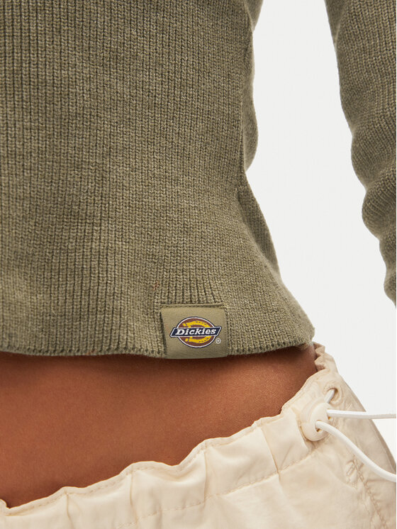 Dickies Dickies Sweater Helena DK0A864O Zöld Slim Fit