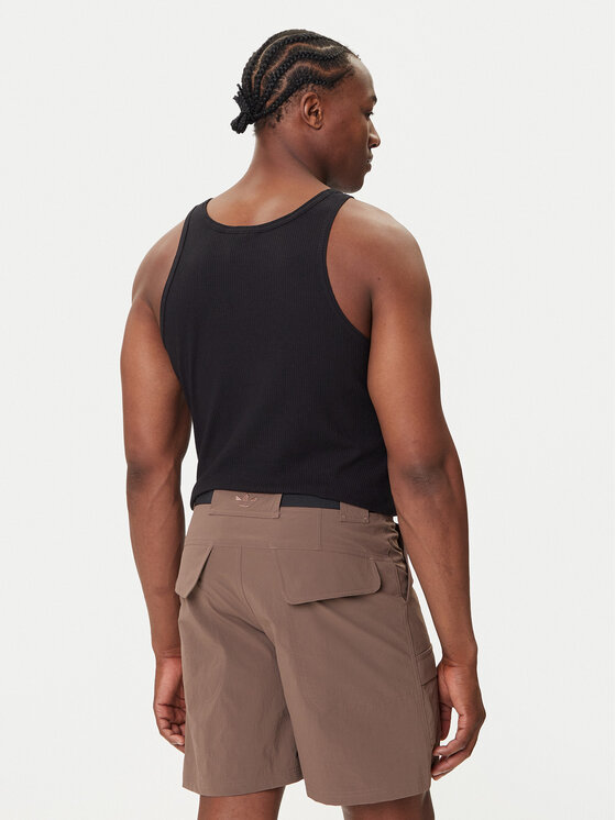 adidas adidas Tank top Trefoil Essentials KA0648 Czarny Regular Fit
