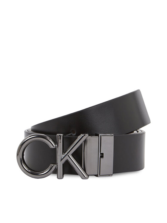 Curea pentru Bărbați Calvin Klein Gs 2 Buckles 1 Strap Belt Set K50K511027 Negru