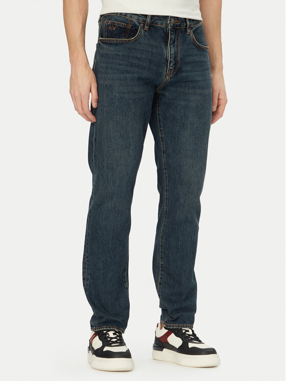 Armani Exchange Armani Exchange Jeansy XM000049 AF24460 MB001 Tmavomodrá Slim Fit