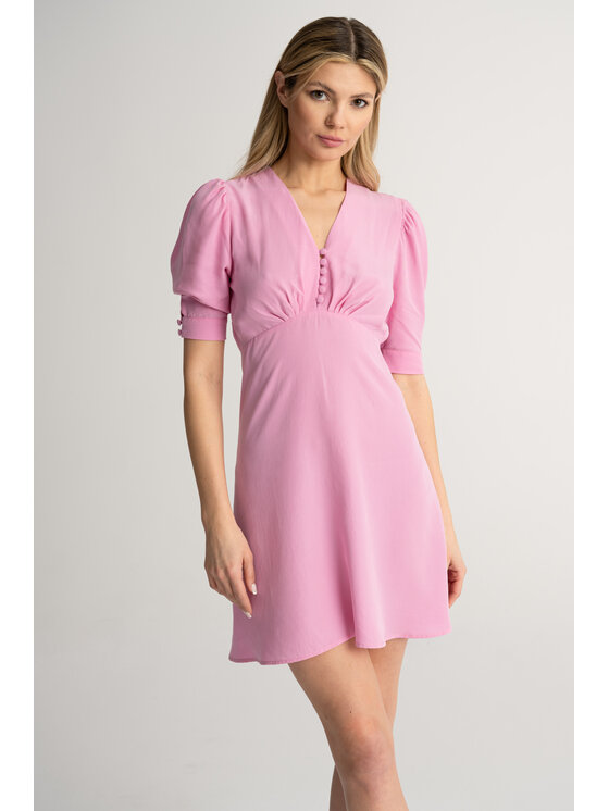 Leimann Leimann Sukienka letnia Angela Różowy Feminine Fit