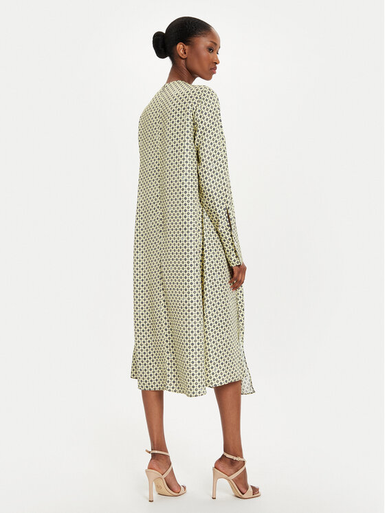 Tommy Hilfiger Tommy Hilfiger Rochie tip cămașă WW0WW42318 Galben Relaxed Fit
