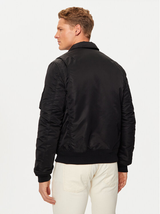 SCHOTT N.Y.C. SCHOTT N.Y.C. Куртка бомбер 210100RS Чорний Regular Fit