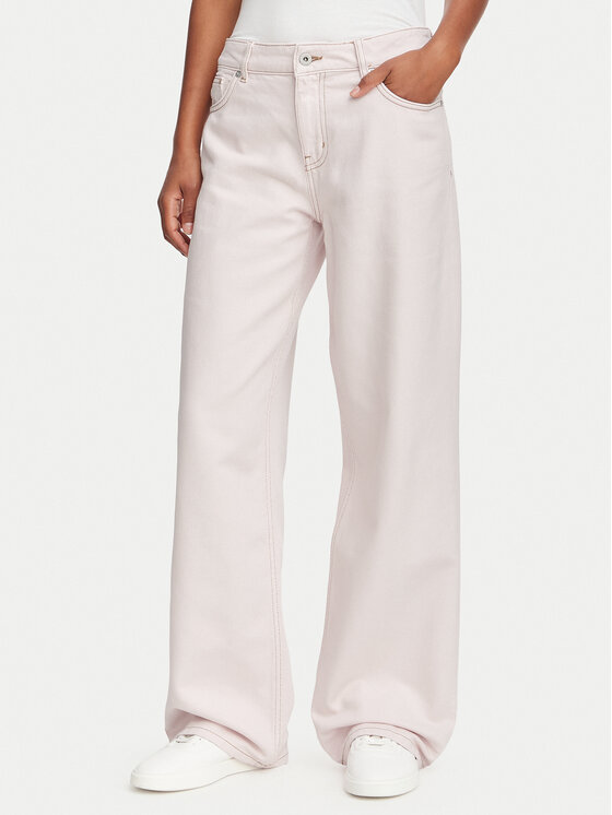 HUGO Jeans hlače Gamala 50566764 Svetlo rožnata Relaxed Fit