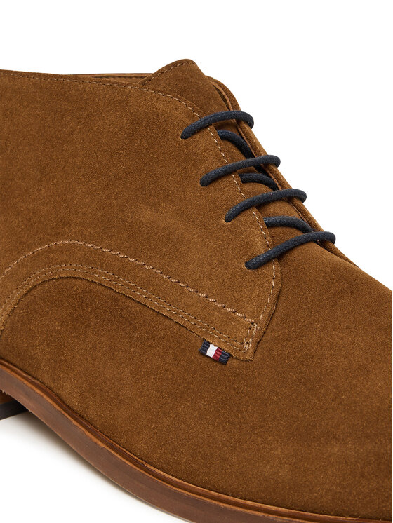 Tommy Hilfiger Tommy Hilfiger Gležnjače Dress FM0FM05726 Smeđa