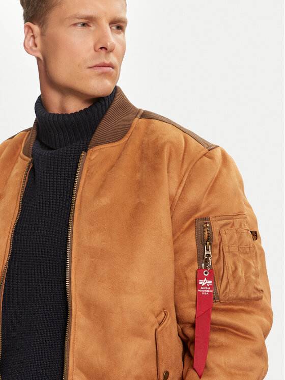 Alpha Industries Alpha Industries Куртка бомбер 148122 Коричневий Regular Fit