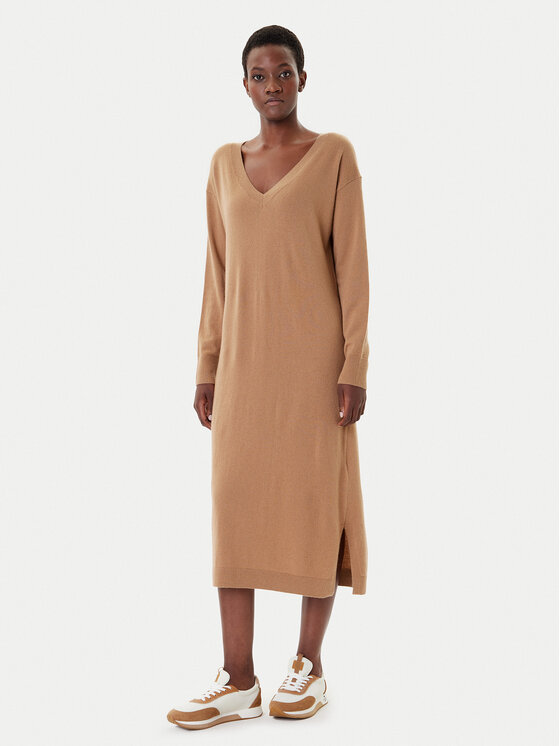 Weekend Max Mara Weekend Max Mara Kootud kleit Zenith 2525326012 Beež Regular Fit