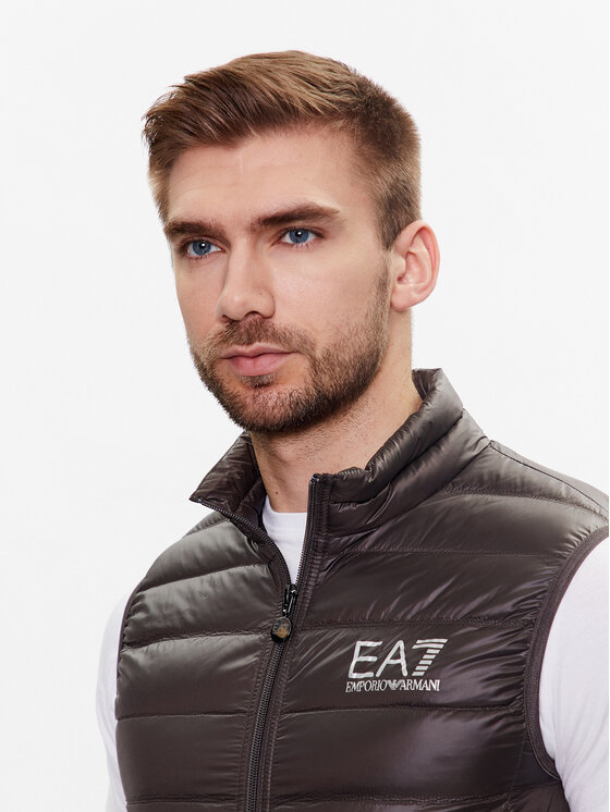 EA7 Emporio Armani EA7 Emporio Armani Kamizelka 8NPQ01 PN29Z 1997 Szary Regular Fit