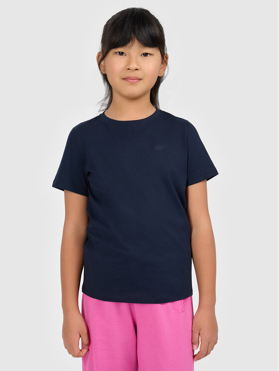 4F 4F T-Shirt NOS Granatowy Oversize
