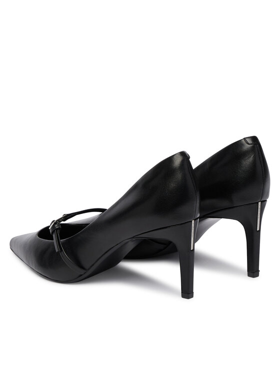 Calvin Klein Calvin Klein Γοβάκια Ess Stiletto 70 Mj Lth Hdw HW0HW02952 Μαύρο