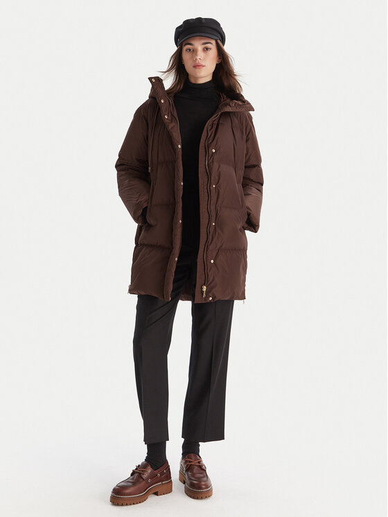Weekend Max Mara Weekend Max Mara Geacă din puf Newbembo 2525496072 Vișiniu Relaxed Fit