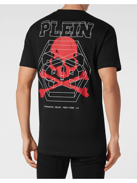 PHILIPP PLEIN PHILIPP PLEIN T-Shirt 15483 Czarny Regular Fit