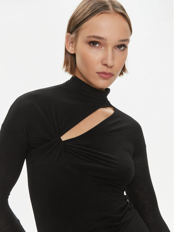 PINKO Pinko Bluza Mononoke 102328 A17S Črna Slim Fit
