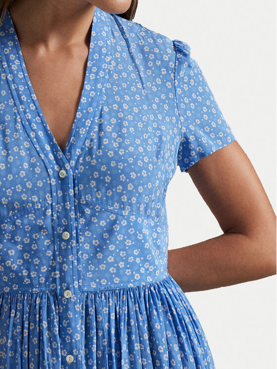 Polo Ralph Lauren Polo Ralph Lauren Sommerkleid 211969150001 Blau Regular Fit