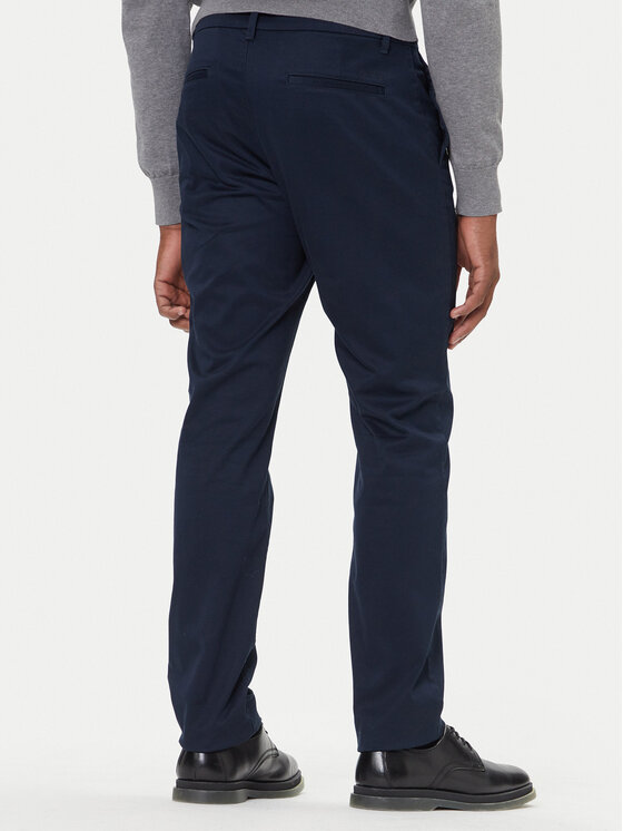 Calvin Klein Calvin Klein Chinosy LV040EM633 Granatowy Slim Fit