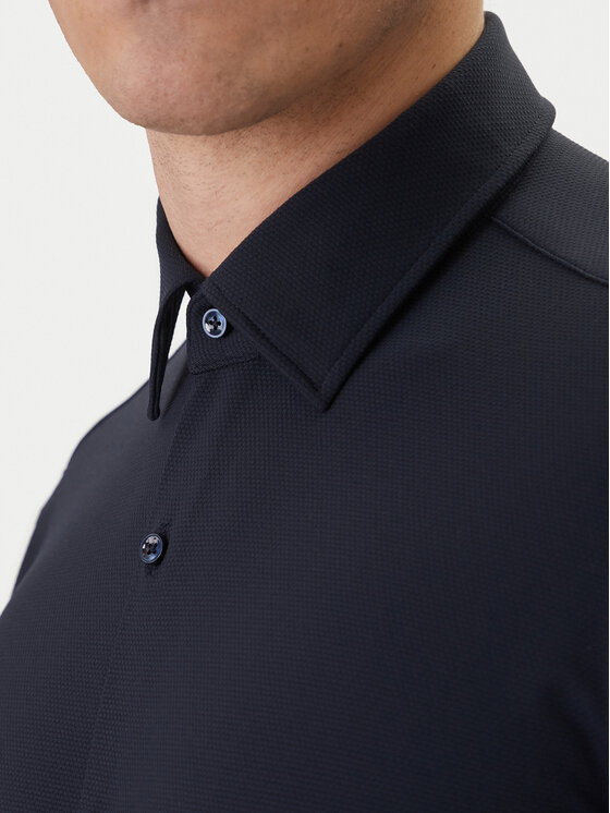 BOSS BOSS Риза P-Hank 50555767 Тъмносин Slim Fit