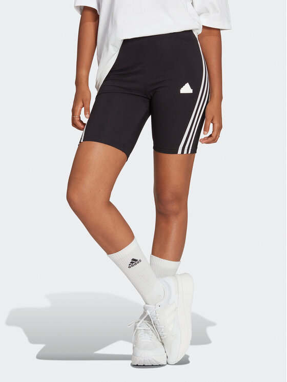 adidas Športne kratke hlače Future Icons 3-Stripes Bike Shorts HT4718 Črna Slim Fit