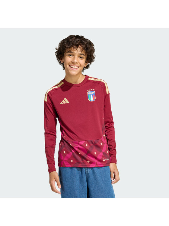 adidas adidas Koszulka techniczna Italy 26 Home Goalkeeper Czerwony Slim Fit