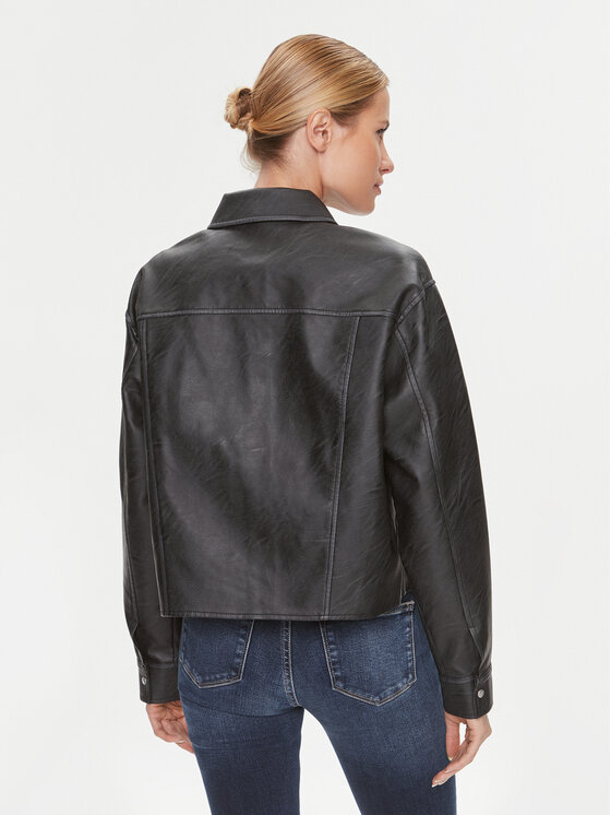 Calvin Klein Jeans Calvin Klein Jeans Риза J20J223240 Черен Relaxed Fit
