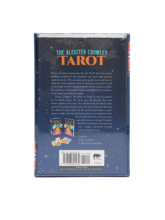 Arcturus Publishing Arcturus Publishing Sada kniha a tarotové karty The Aleister Crowley Tarot Book & Card Deck 9781398820432 Farebná
