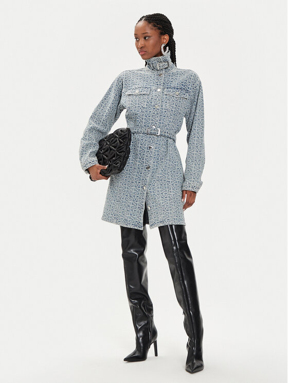 Gestuz Gestuz Farmer ruha Nila 10908695 Kék Relaxed Fit