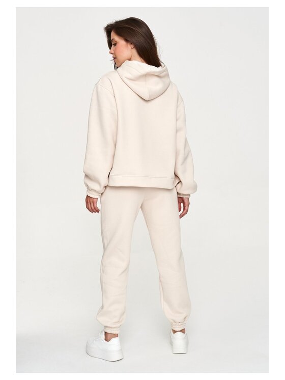 Makadamia Makadamia Dres M948 Beżowy Loose Fit