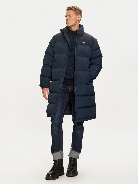 Tommy Jeans Tommy Jeans Pehelykabát Alaska DM0DM20605 Sötétkék Regular Fit