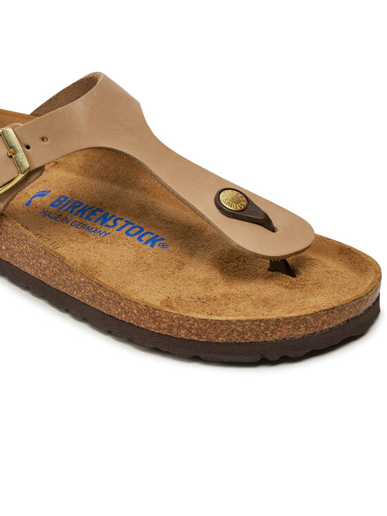 Birkenstock Birkenstock Japonki Gizeh 1019014 Beżowy
