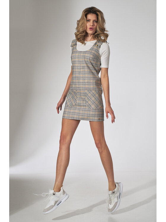 FIGL FIGL Φόρεμα M736 Έγχρωμο Regular Fit