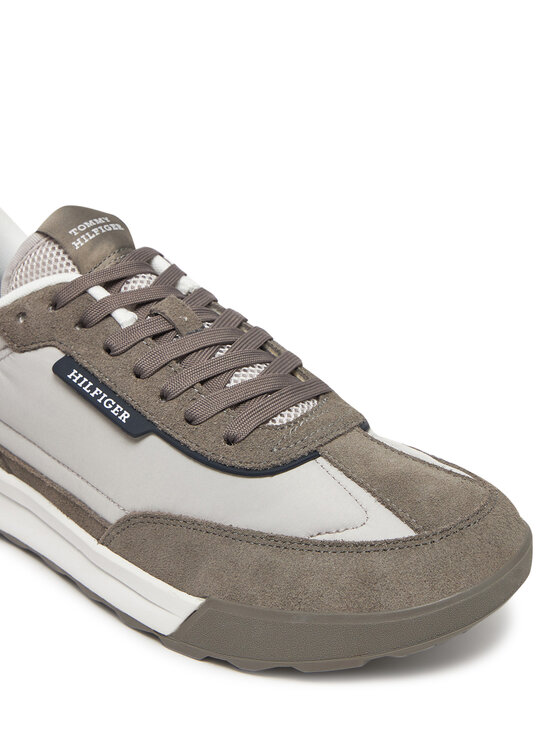 Tommy Hilfiger Tommy Hilfiger Sneakersy Retro Runner Nylon Mix FM0FM05523 Beżowy