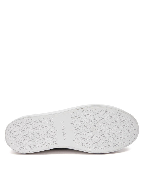 Calvin Klein Calvin Klein Sneakersy Vulc Lace Up Lth HW0HW02214 Czarny