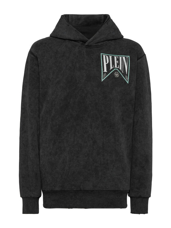PHILIPP PLEIN PHILIPP PLEIN Felpa 22637 Nero Regular Fit