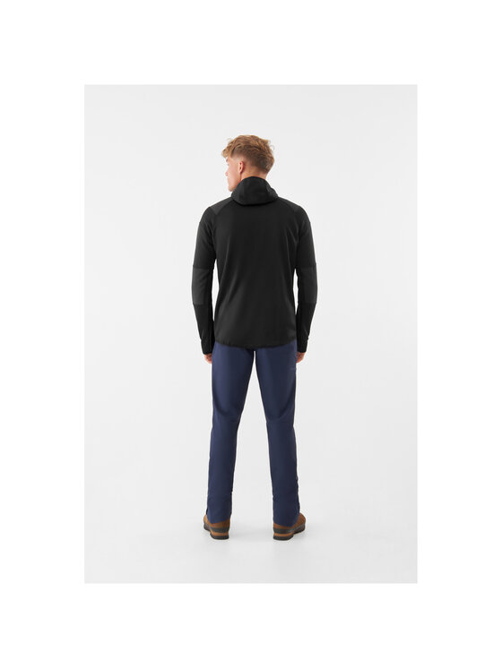 Viking Viking Bluza Yosemite Hoodie Man Czarny Regular Fit