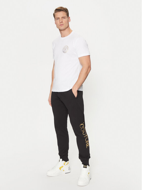 Versace Jeans Couture Versace Jeans Couture Donji dio trenerke 78GAAT05 Crna Regular Fit