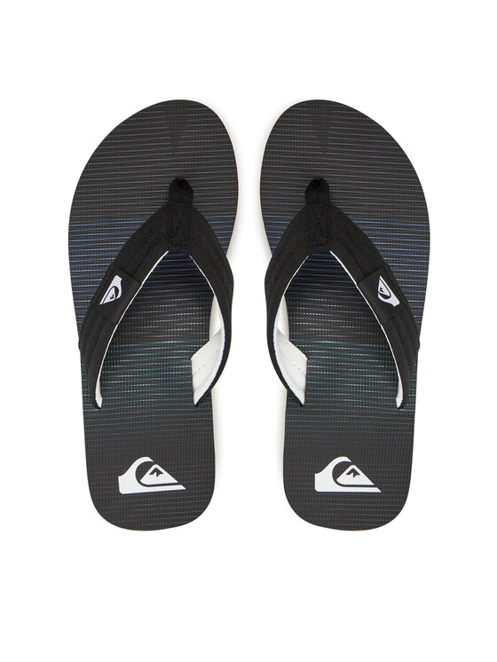 Męskie Japonki Quiksilver, Rozmiar 45, Czarne, AQYL101339