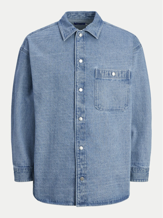 Jack&Jones Jack&Jones cămașă de blugi 12250602 Albastru Relaxed Fit