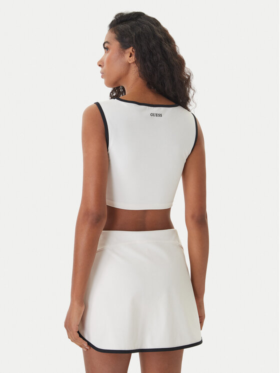 Guess Guess Marškinėliai V6GP09 K2999 Écru Slim Fit